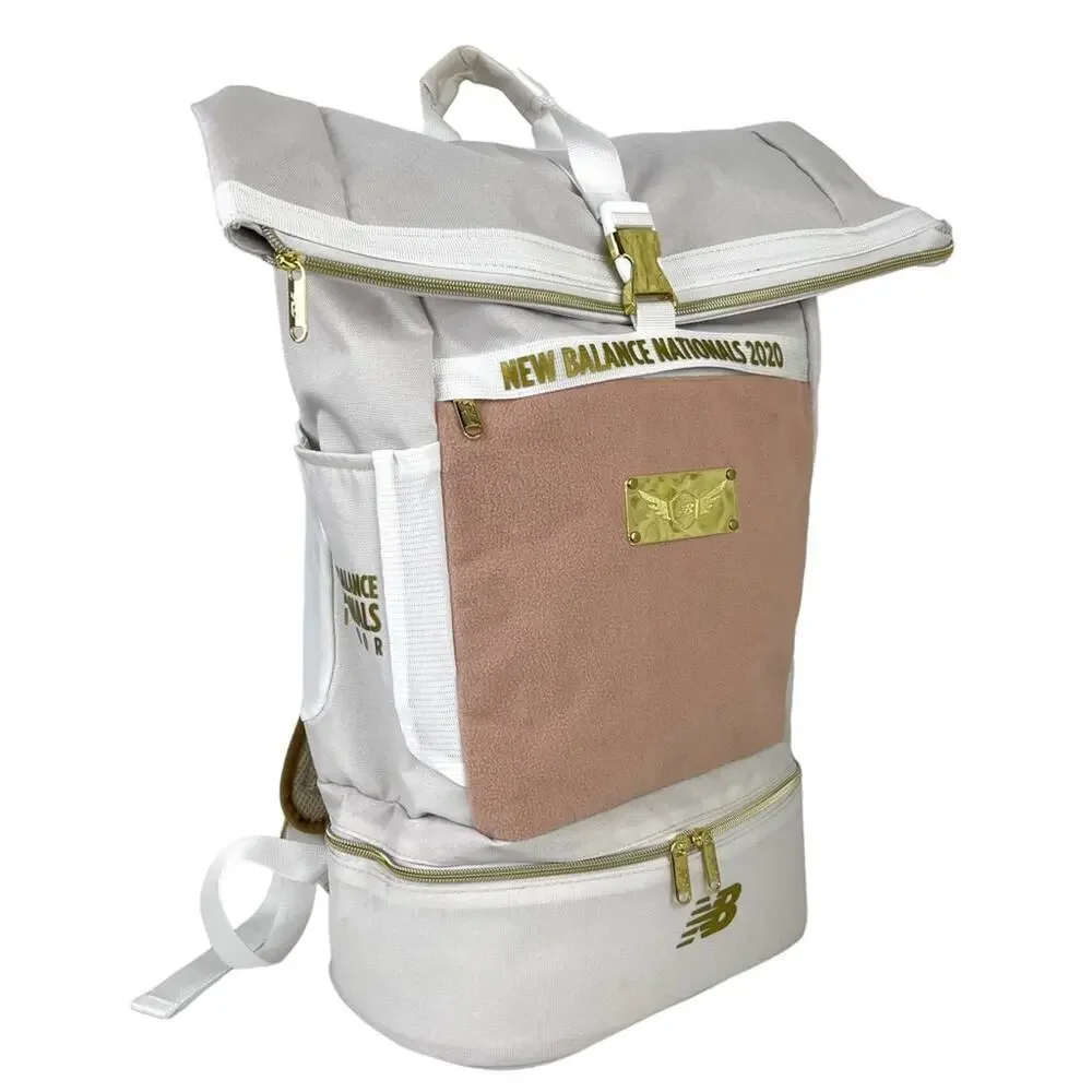 2020 NBNI New Balance Nationals Indoor Championship Backpack Bag Pink Gold White